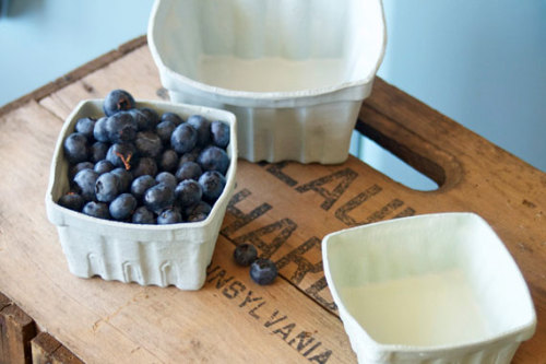 “Inspired by the farm-to-table movement, we design and make porcelain tableware that serves as