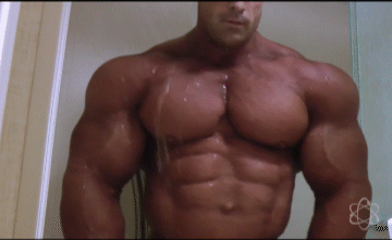 musclexperiments:  Muscle growth at the shower!!! Become one of my patrons and watch