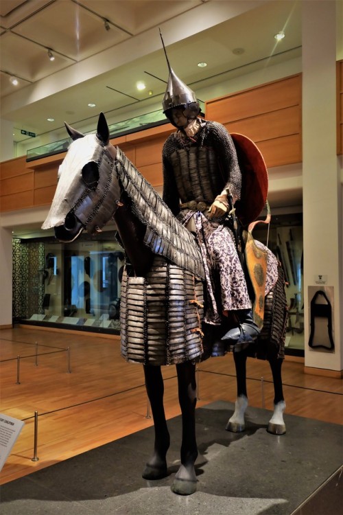 barbucomedie:Armour and Equipment of a Turkish Heavy Cavalryman dated Late 15th Century on display a