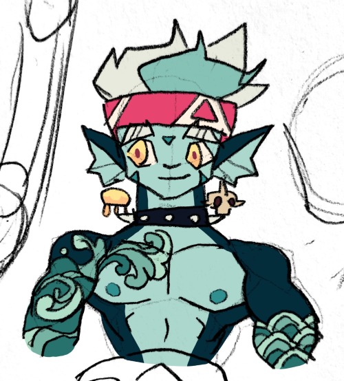 Some More Drawings Of Kai From March, Playing Around With His Design