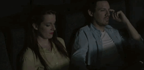 cenobitesruins:  Ho chiesto a mia moglie di andare al cinema con un nostro amico….