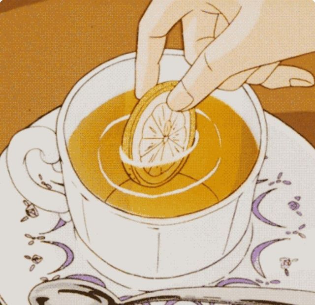 Spill the tea before i do, honey.source: picsart{credit to artist} #yellow#aesthtic#citrone#tea#anime#honey#truth#love#sunflower#sun#he#she#us#me#you#feelings#emotions#anime girl#anime boy #I love you  #do you know #if#life#colour#thinking