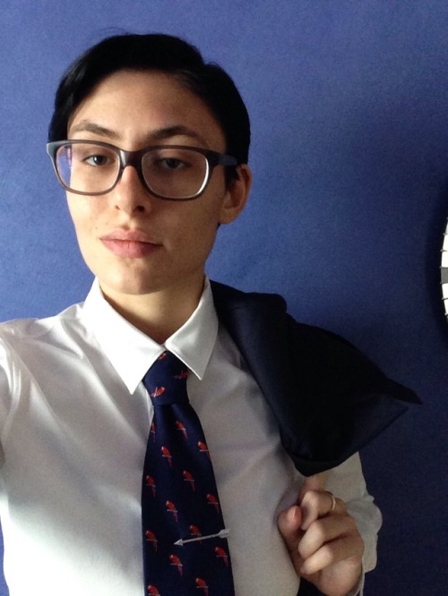 catullan:trying out my outfit for the mag degree entrance interview i have on tuesday