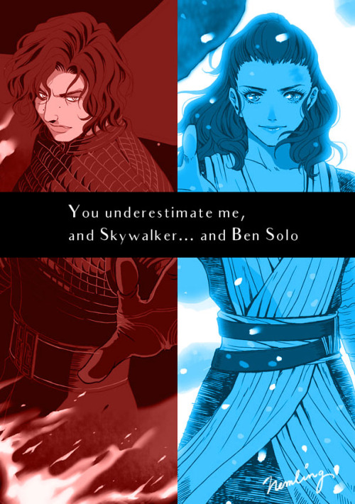 nemling: Reylo in manga style!Hope you like them!