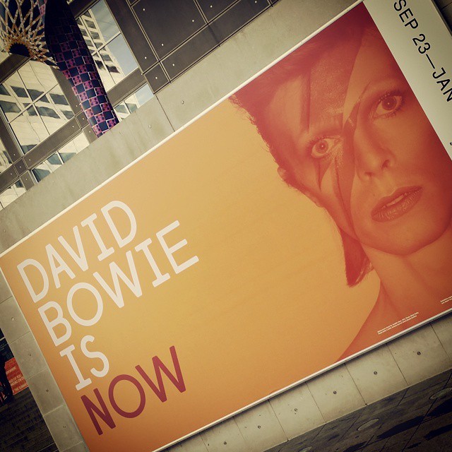 David Bowie exhibition at the @mcachicago was incredible but made me miss @ladyjlaurie :( who wld have really liked it