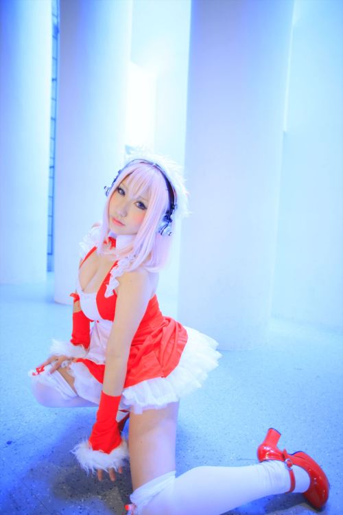 Super Sonico - Super Sonico [Christmas] (Saku) adult photos