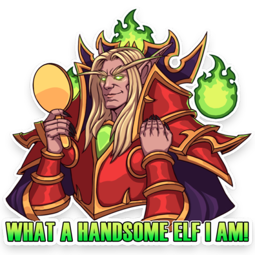 STICKERS UPDATE!THE BURNING CRUSADE ROW IS DONE AND NOW I’M DRAWING WOTLK ROWFEEL FREE TO REQUEST NE