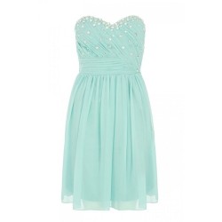 aiyanna21:  Aqua And Silver Chiffon Prom