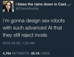 Sexhaver:  Superllama42:   Make Up Your Fucking Mind. Are Incels Dangerous Lunatics