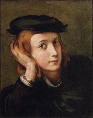 pilferingapples:bro-stoevsky:proof positive that an unknown prouvaire ancestor sat for parmigianino[