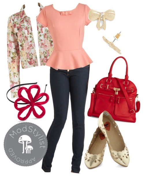 Even if your Valentine’s Day plans consist of hitting up the bookstore with your BFF or chillin’ on the couch with your fave feline friend, you will look adorable in this cool, casual outfit! If you decide to go non-traditional with your occasion,...