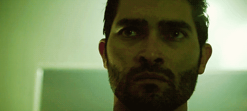 fricksterek:colethewolf:burnitallclean:This is right after Stiles has just gone off on Derek. Derek 