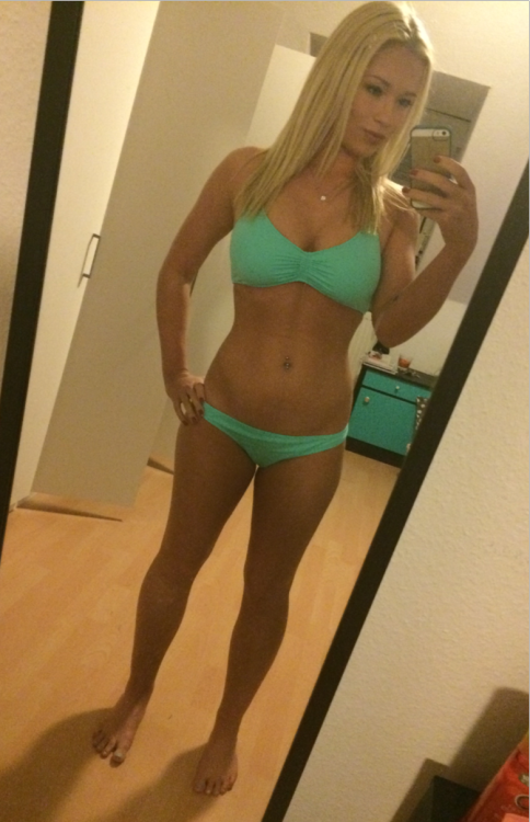 XXX sweet sexy and hot blonde bimbo amateur selfshot  photo