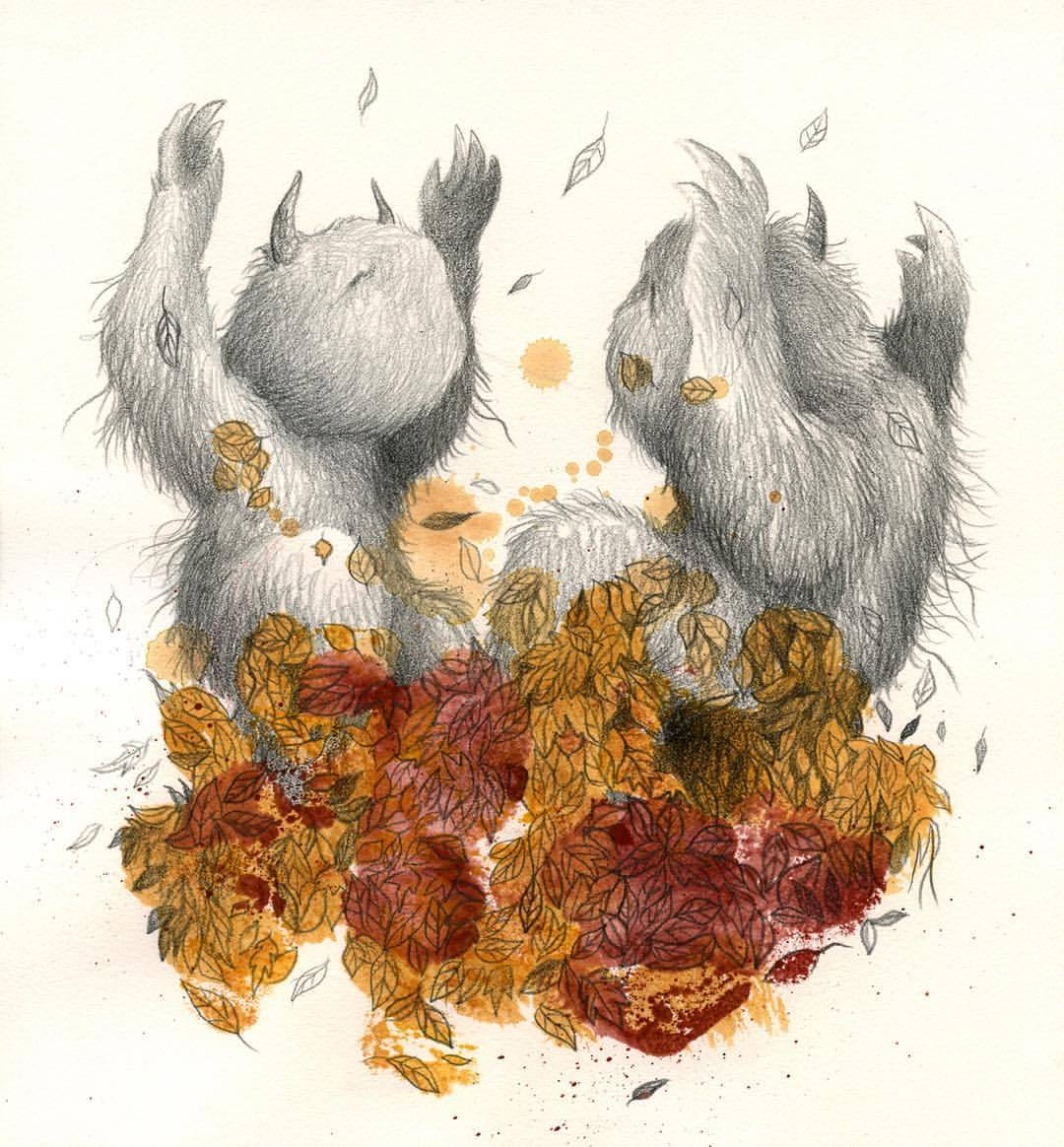 littlelimpstiff14u2:  Dan May’s Adorable MonstersDan May is a fine artist currently