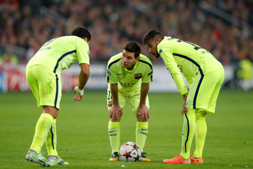 fzneymar:  UEFA Champions League - Ajax 0:2 Barcelona (05.11.2014)