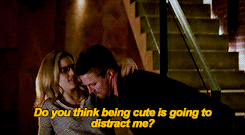 olicitygifs:Oliver/Felicity + being the cutest couple