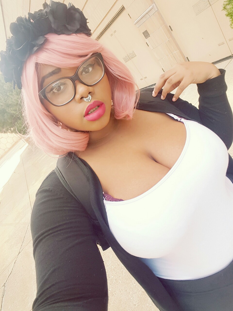 afatblackfairy:  Today was nice 💕 and also filled with sexual tension 😂  😍😍😍😍😍