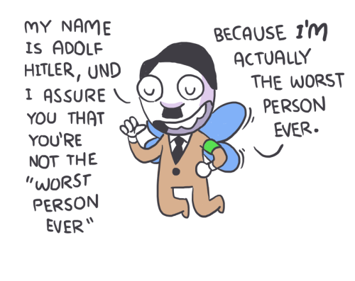 misspennyprimetime:owlturdcomix:  Worst Person Everimage | twitter | facebook  omgwhat