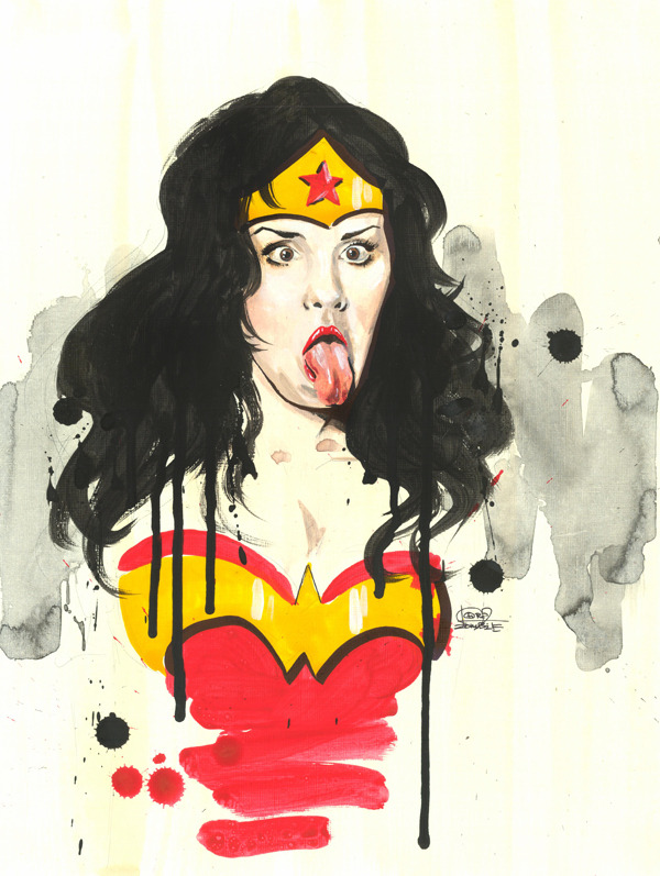 gameraboy:  Very Wonder Woman by lorazombie More Wonder Woman, more comic book art