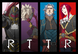 takenisketch:  RWBYOC teamRTTR 