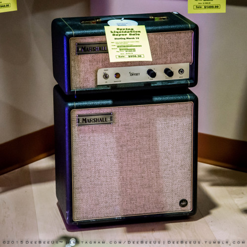 deebeeus:  Custom Shop Fenders, Gibsons, and Gretsches, plus Suhr, Fender and Marshall amplifiers at Cosmo Music near Toronto, Canada.