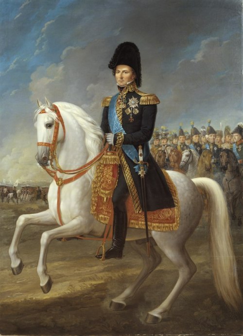 Carlos XIV de Suecia por Fredrik Westin, primera mitad del s. XIX.