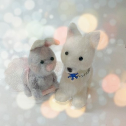 mintyliciousbjd:glyndarling:mintyliciousbjd:Ballerina Bunny and Arctic Fox are pets for the mintycor