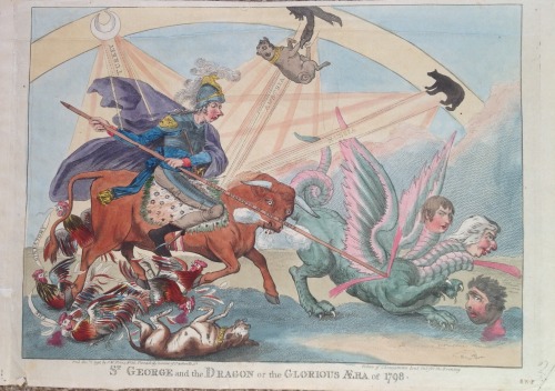 George Cruikshank (1792-1878), &lsquo;St George and the Dragon or Glorious æra of 1798&rsquo;, S.W. 