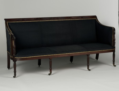 met-american-decor: Sofa by Duncan Phyfe, American Decorative ArtsGift of Mrs. Harry Horton Benkard,