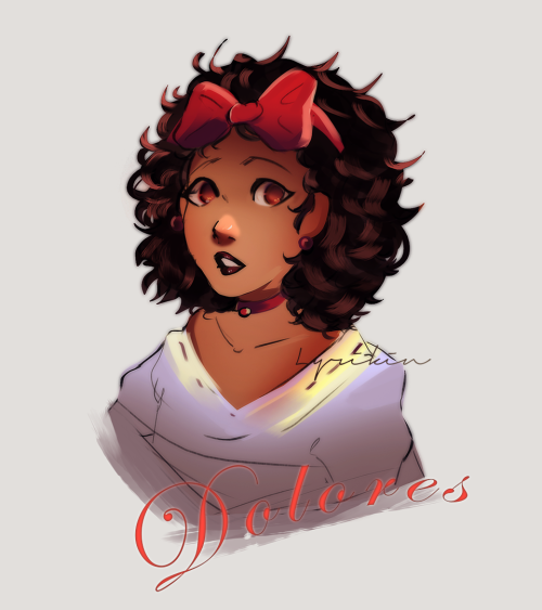 lyrikin: lyrikin:- Dolores with Hair Down -[Commissions] | [Ko-Fi]   Click for Art Tiktok ❤ Fee