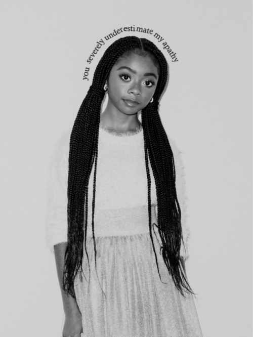 movies-reimagined:The Addams Family (poc fancast) starring Skai Jackson as Wednesday, Angela Bassett