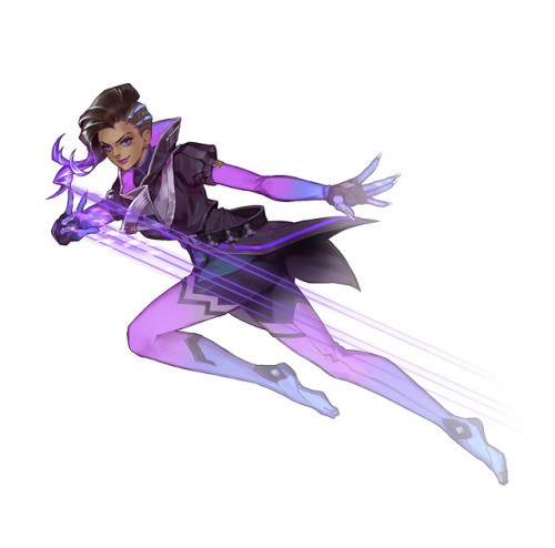 Tracer and Sombra Sora Kim https://www.artstation.com/artwork/ym2OQ