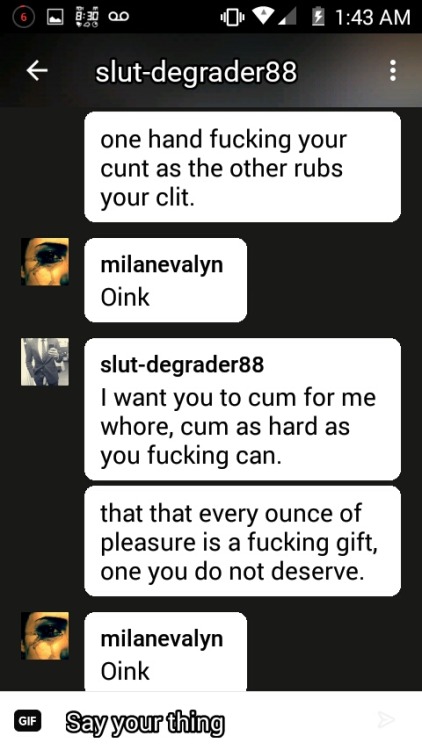 Porn Pics slut-degrader88:  milanevalyn:  Part one
