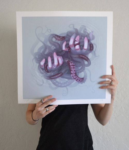 New limited edition giclee prints of my piece “What Lies Beneath” are coming this Friday, September 