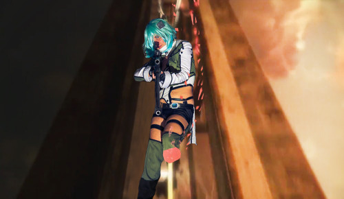 Sinon GGO cosplayPicture taken by Eddie B PhotographySinon Cosplayer-LollipopassassianPicture Edit-M