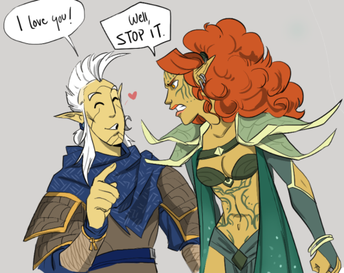 w6-art:Ladies and gentlemer, may I present Resdayn’s most dysfunctional power couple. Now feat