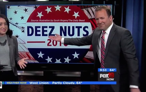 funnyordie:Here’s A Supercut Of TV News Anchors Saying The Name Of Presidential Candidate &ldq