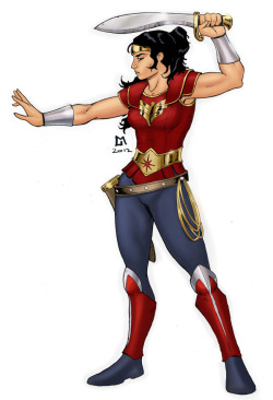 peterquills:  W is for Wonder Woman by Mista-M 