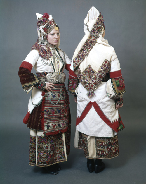 smelly-yak:  Greek traditional dress from few different regions and groups. Sources: 1 & 2 