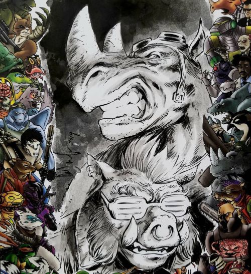 Bebop and Rocksteady. Another one done back at Galaxycon Minneapolis 2019. Just never got around to 