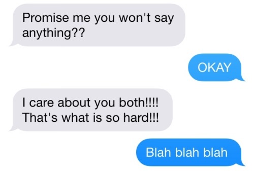 queensarahh:  CHEATERS BE LIKE…  HAHAHA HOLY SHIT GIRL, DUDE. DUDE. DUUUUUDE….. queensarahh 😂😂 man I gotta see you soon.