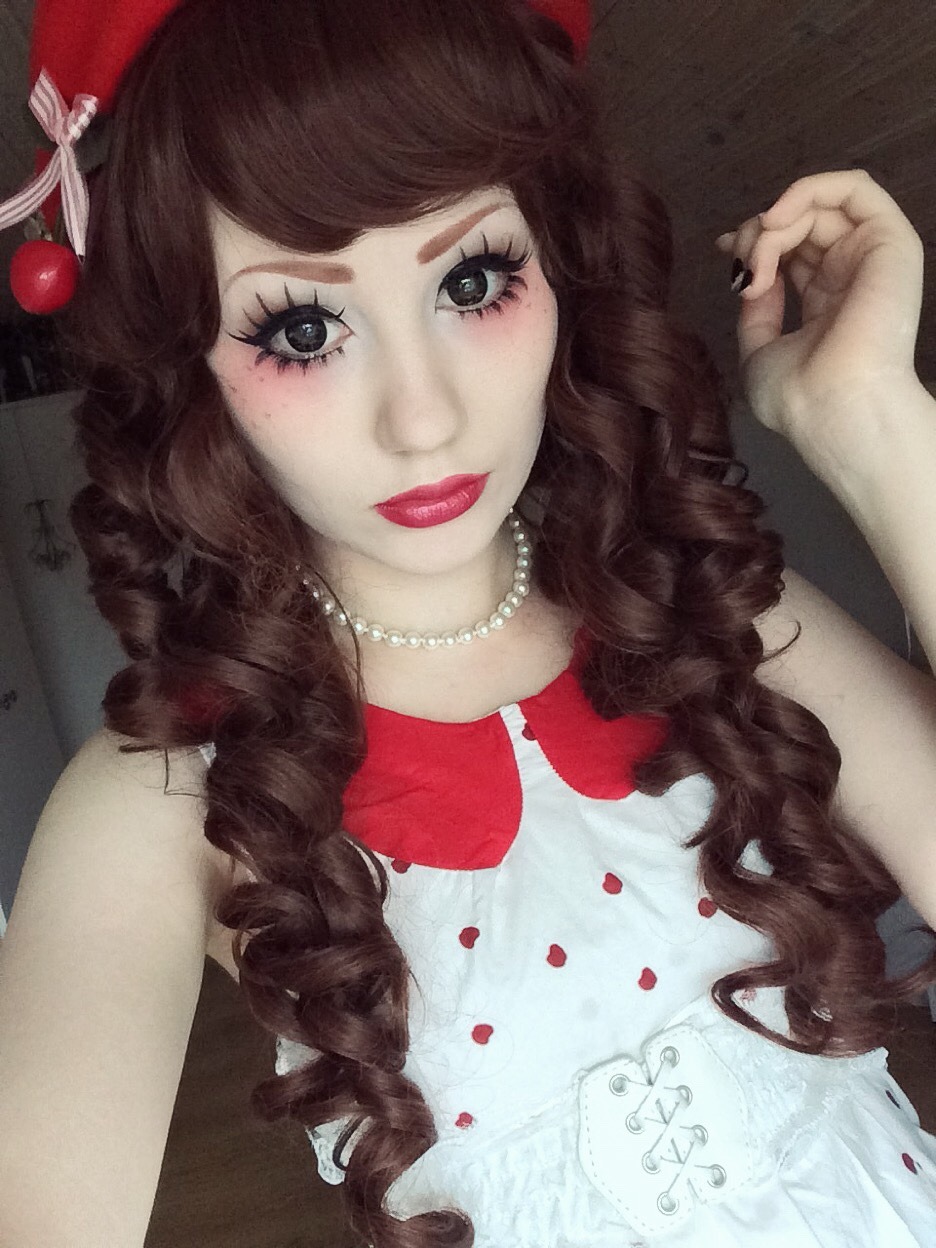 mashyumaro:The outfit I wore today ♡ This is the second wig i got from gothiclolitawigs,