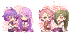 masasei:  clear acrylic charms !! preorder here~ 