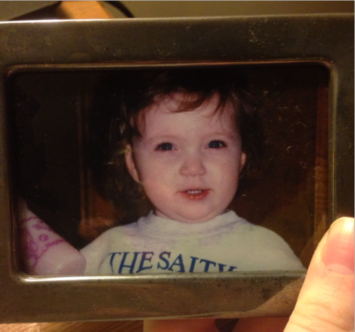 Small Alex little baby me