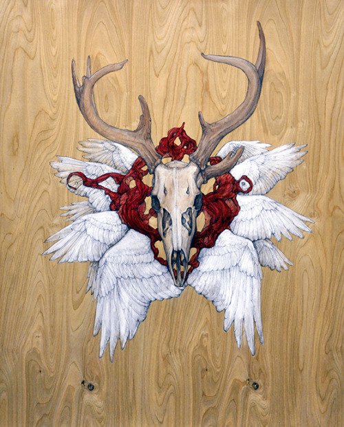 actegratuit:    Lauren Marx is currently exhibiting at Roq la Rue together with Travis Louie.    Puf!! Arte!!