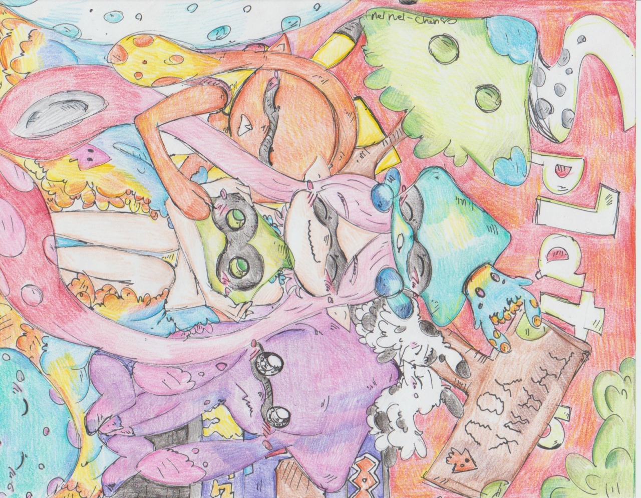 splatoonus:  nelnel-chan:  After weeks and hours since the Splatoon Art contest was