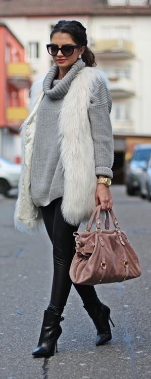 Who else is obsessed with fur vests and jackets!