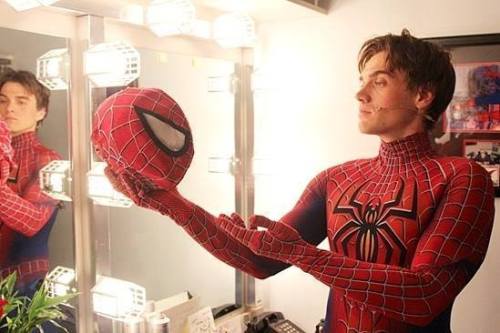 costumeguys:   Spider-Man On Broadway star, Justin porn pictures