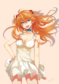 sgeewiz:  Dress just in time for Summer. Art by   R姉   