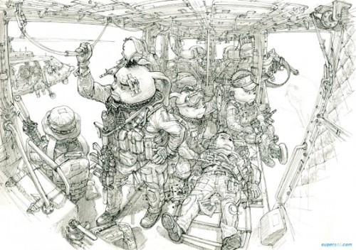 dave-thebeard-boio:  Kim Jung Gi -IT’s amazing-
